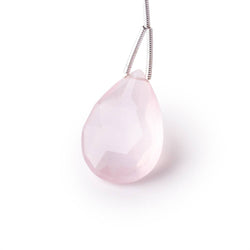 20x14-25x15mm Rose Quartz Faceted Pear Focal 1 Bead (ONLINE ORDER ONLY)