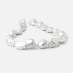20x16-27x17mm White Soufflé Pearls 16 inch 18 Beads AAA (ONLINE ORDER ONLY)