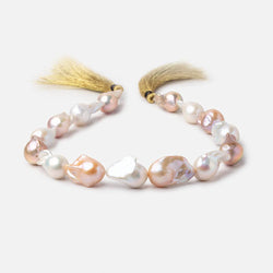 21-27mm Tri Color Ultra Baroque Freshwater Pearls 15.5 inch 15 pieces AA (ONLINE ORDER ONLY)