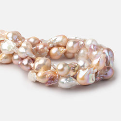 21-27mm Tri Color Ultra Baroque Freshwater Pearls 15.5 inch 15 pieces AA (ONLINE ORDER ONLY)