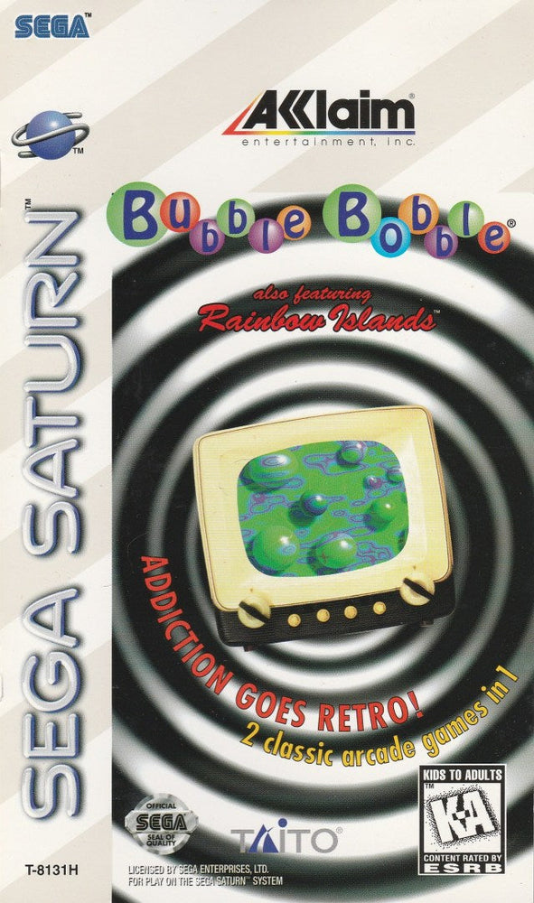 Bubble Bobble Featuring Rainbow Islands (Sega Saturn) (ONLINE ORDER ONLY)