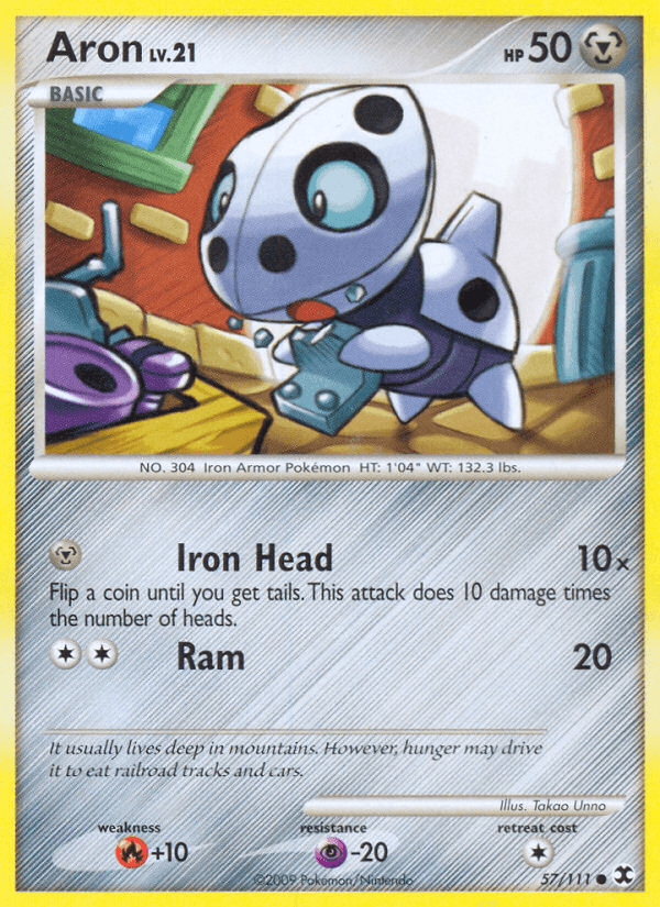 Aron (57/111) [Platinum: Rising Rivals] (Online Only)