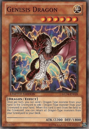 Genesis Dragon [GLD4-EN028] Common (ONLINE ORDER ONLY)
