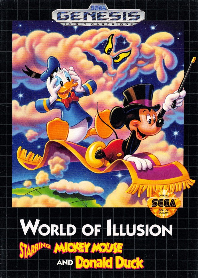 World Of Illusion Starring Mickey Mouse & Donald Duck (Sega Genesis) (ONLINE ORDER ONLY)