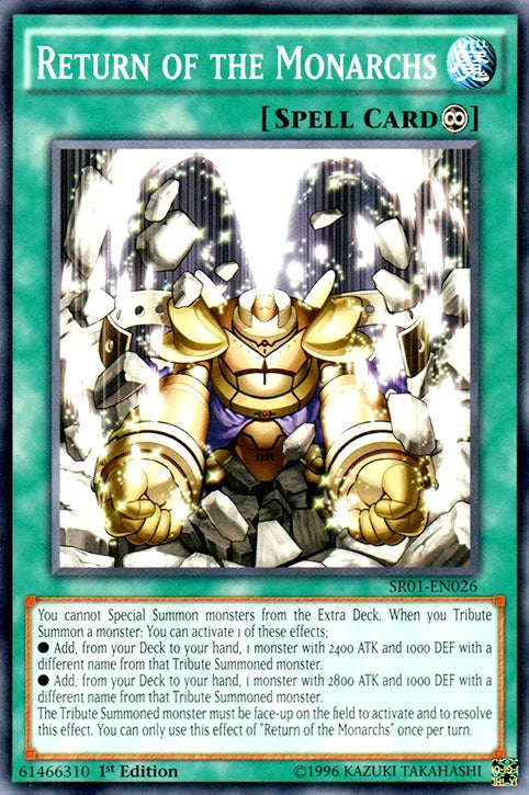 Return of the Monarchs [SR01-EN026] Common