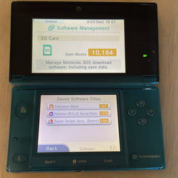 Nintendo 3DS Aqua Blue (PRELOADED GAMES) - Nintendo 3DS (Refurbished) (Online Order Only)