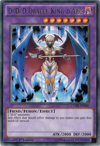 D/D/D Oracle King d'Arc [CORE-EN046] Rare (ONLINE ORDER ONLY)