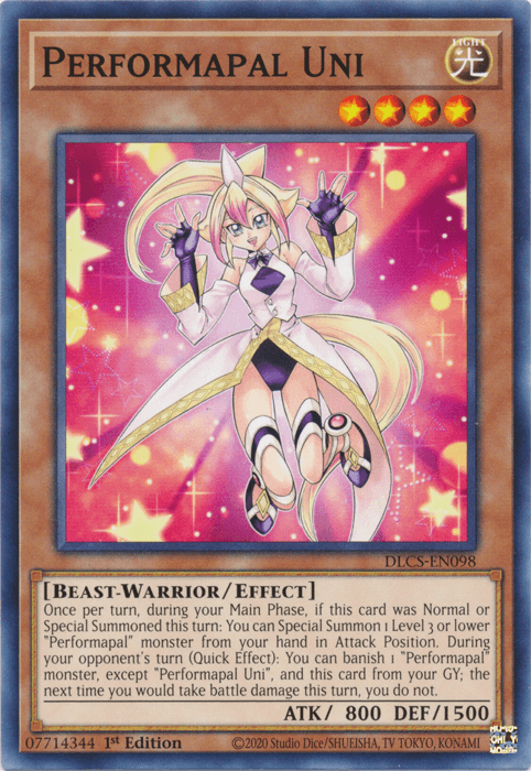 Performapal Uni [DLCS-EN098] Common (ONLINE ORDER ONLY)