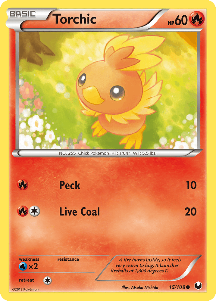 Torchic (15/108) [Black & White: Dark Explorers] (Online Only)