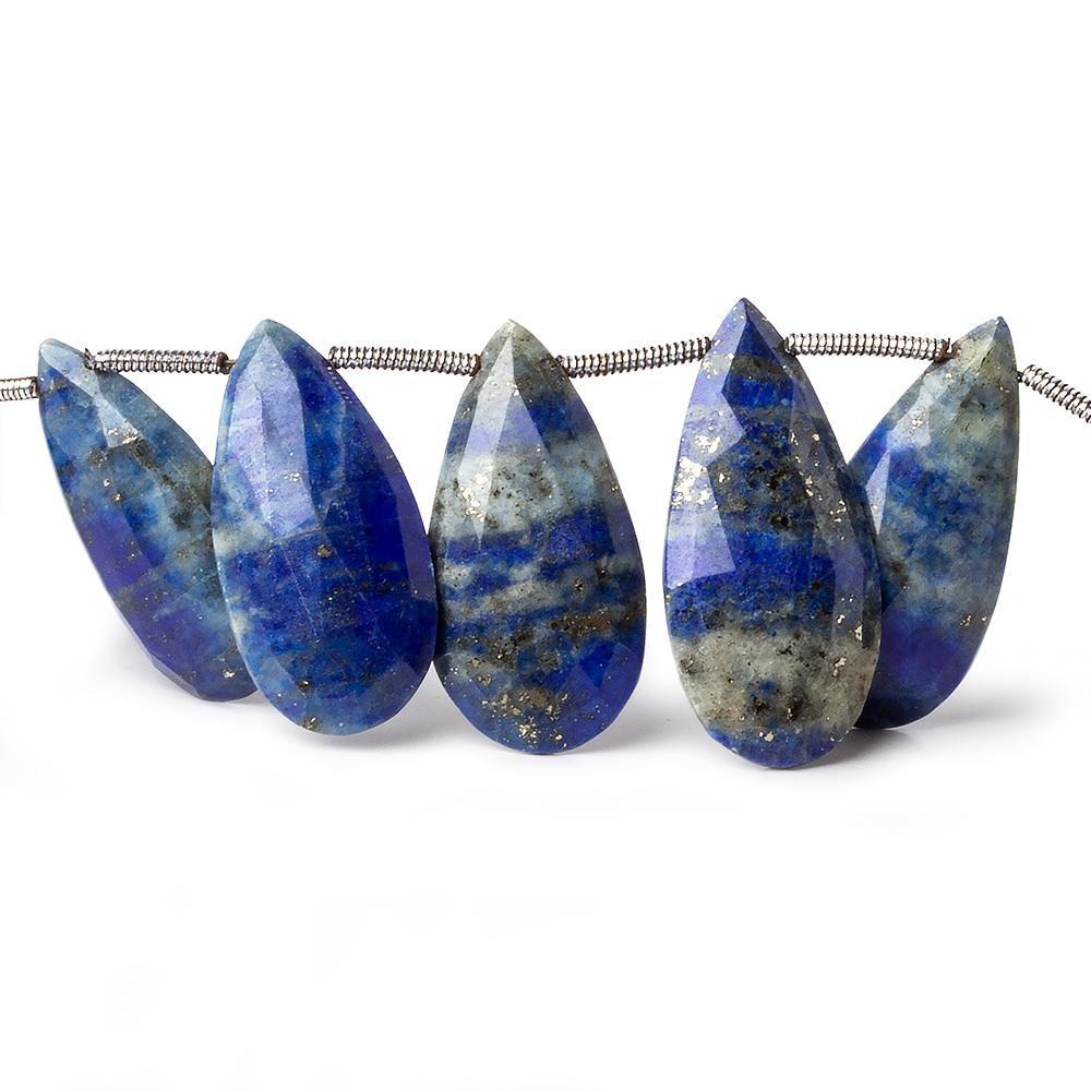 21x10-25x12mm Lapis Lazuli Pear Briolette 8 inch 16 Beads (ONLINE ORDER ONLY)