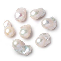 21x14-25x16mm White Ultra Baroque Freshwater Pearl Focal 1 piece (ONLINE ORDER ONLY)