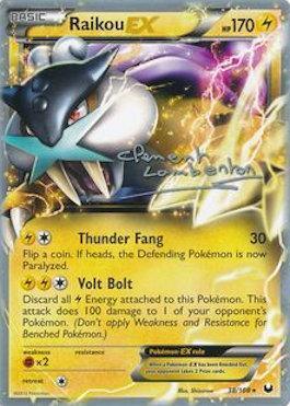Raikou EX (38/108) (Anguille Sous Roche - Clement Lamberton) [World Championships 2013] (Online Only)