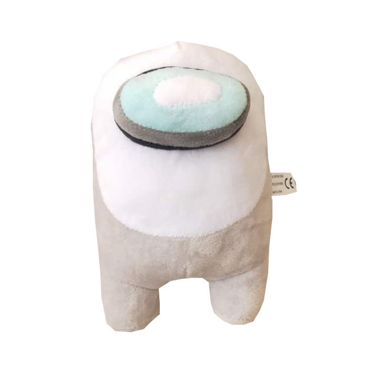 Among Us Cute Plush Stuffed Collectible toys (White) kawaii Video Game Characters (ONLINE ORDER ONLY)