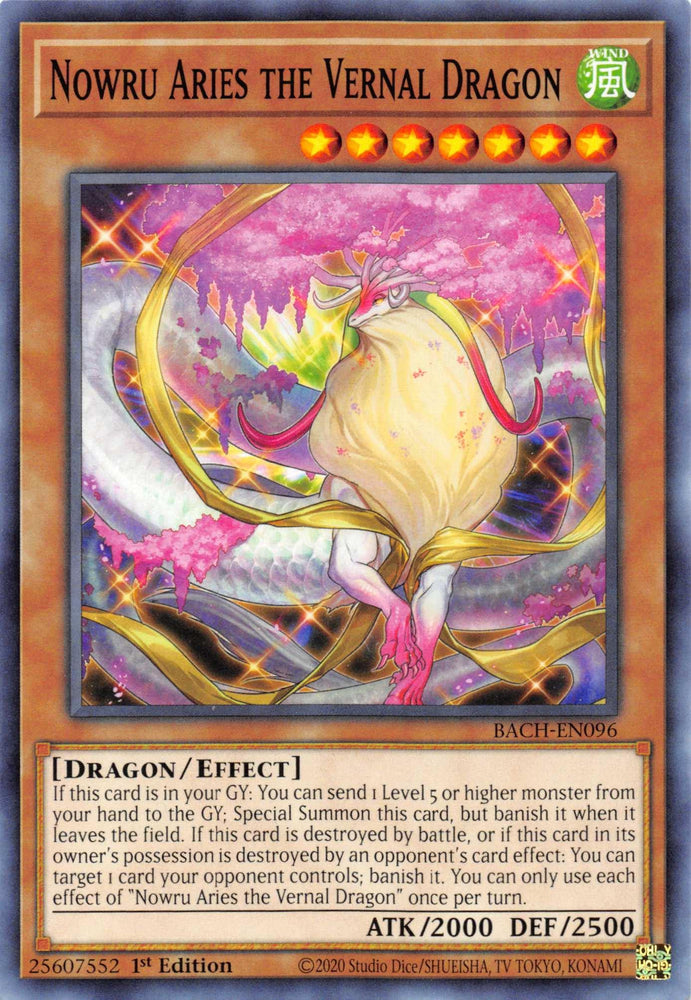 Nowru Aries the Vernal Dragon [BACH-EN096] Common (ONLINE ORDER ONLY)