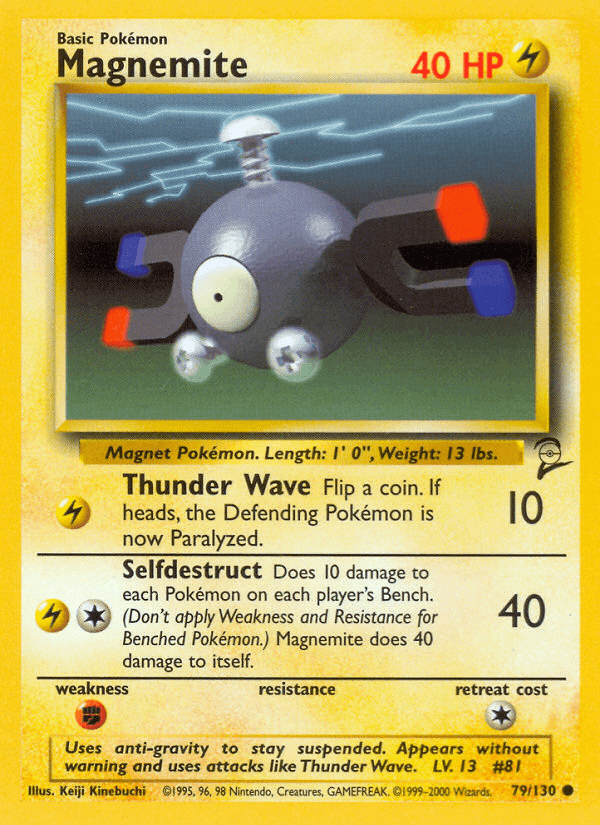 Magnemite (79/130) [Base Set 2] (Online Only)