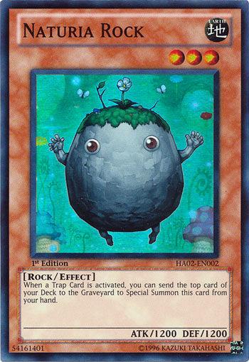 Naturia Rock [HA02-EN002] Super Rare (ONLINE ORDER ONLY)
