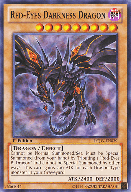 Red-Eyes Darkness Dragon [LCJW-EN039] Common (ONLINE ORDER ONLY)