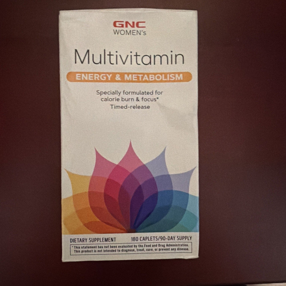 GNC Women's Mega Energy and Metabolism Multivitamin Tablets - 180 ct (ONLINE ORDER ONLY)