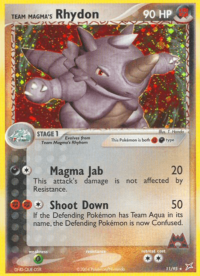 Team Magma's Rhydon (11/95) [EX: Team Magma vs Team Aqua] (Online Only)