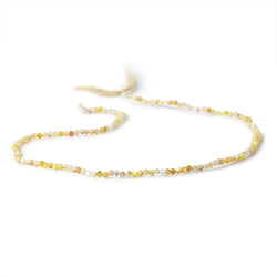 2.2mm Golden Mother of Pearl Shell Micro Faceted Rounds 12.5 inch 150 Beads (ONLINE ORDER ONLY)