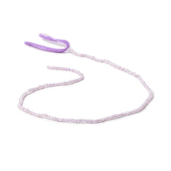 2.2mm Kunzite Micro Faceted Round Beads 12.25 inch 166 pieces (ONLINE ORDER ONLY)