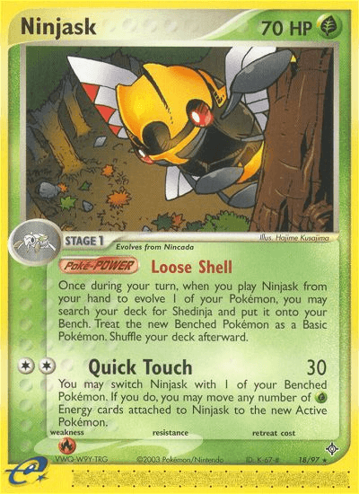 Ninjask (18/97) [EX: Dragon] (Online Only)