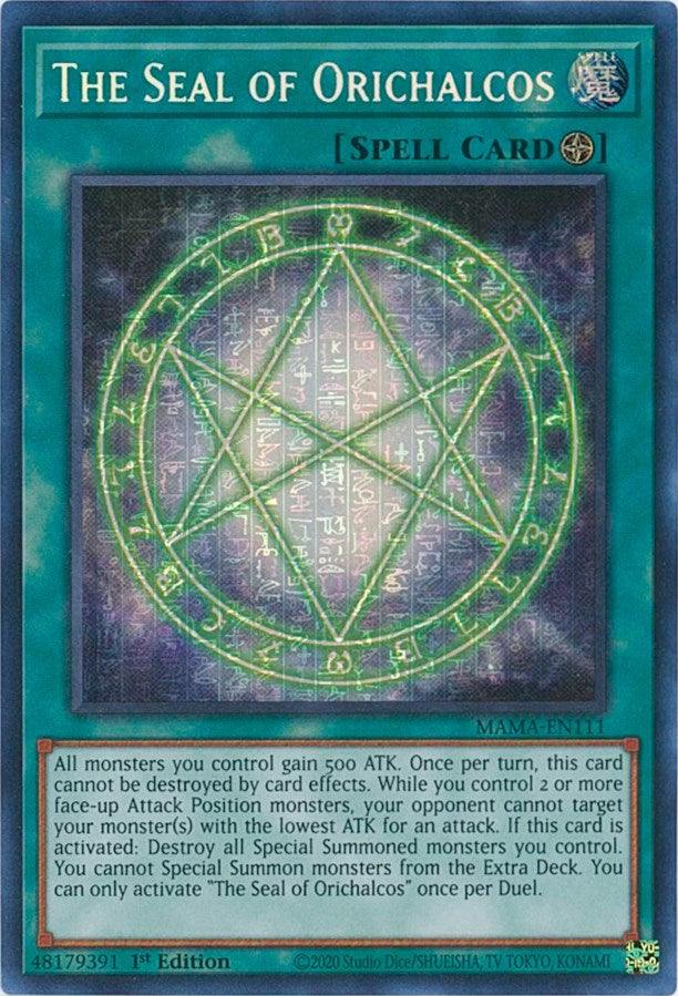 The Seal of Orichalcos [MAMA-EN111] Secret Pharaoh's Rare (ONLINE ORDER ONLY)