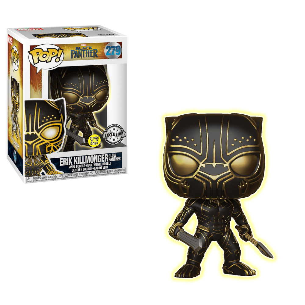 Black Panther-Killmonger Glow Panther(GW) (ONLINE ORDER ONLY)