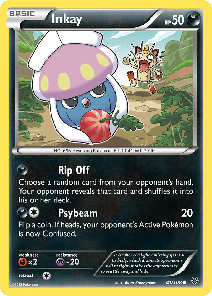 Inkay (41/108) [XY: Roaring Skies] (Online Only)