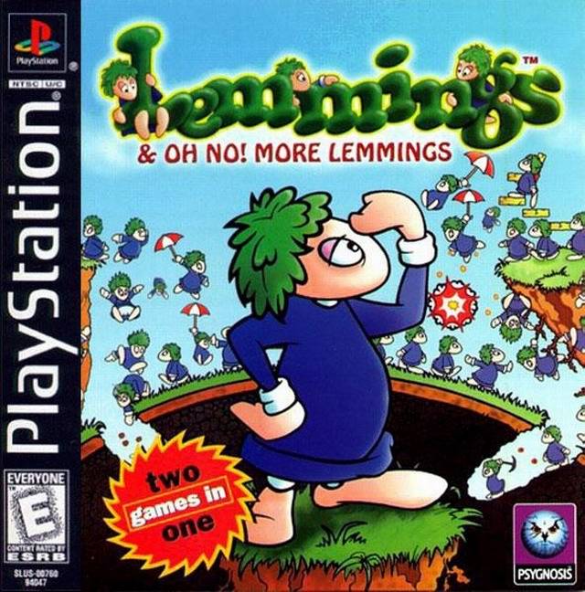Lemmings & Oh No! More Lemmings (Playstation) (ONLINE ORDER ONLY)