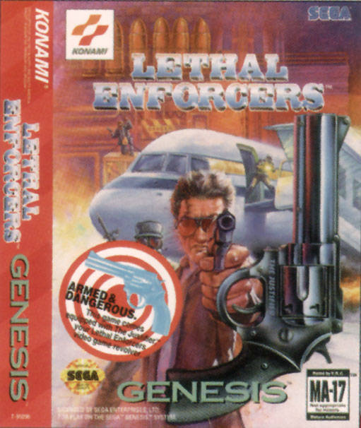 Lethal Enforcers Armed & Dangerous (Sega Genesis) (ONLINE ORDER ONLY)