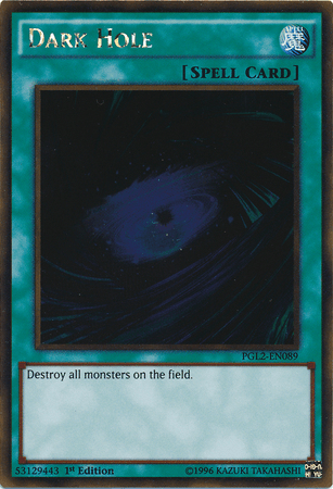 Dark Hole [PGL2-EN089] Gold Rare (ONLINE ORDER ONLY)