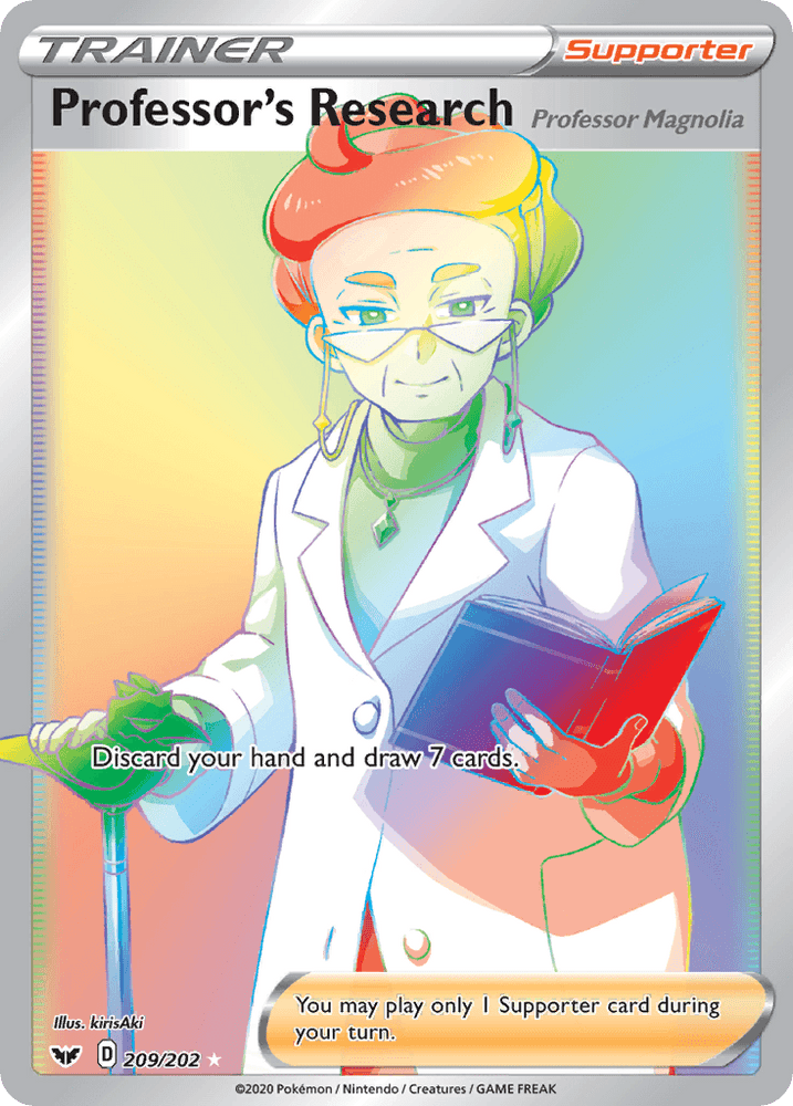 Professor's Research (209/202) [Sword & Shield: Base Set] (Online Only)