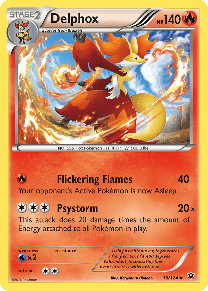 Delphox (13/124) [XY: Fates Collide] (Online Only)