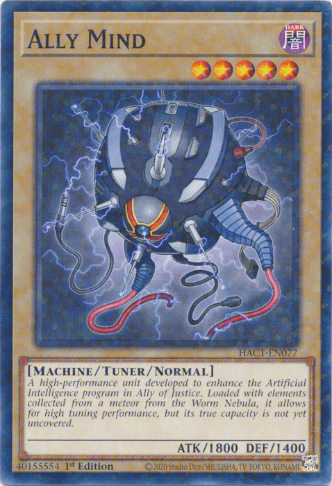 Ally Mind (Duel Terminal) [HAC1-EN077] Common (ONLINE ORDER ONLY)