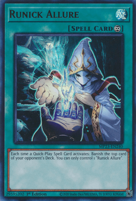 Runick Allure [MP23-EN240] Ultra Rare (ONLINE ORDER ONLY)