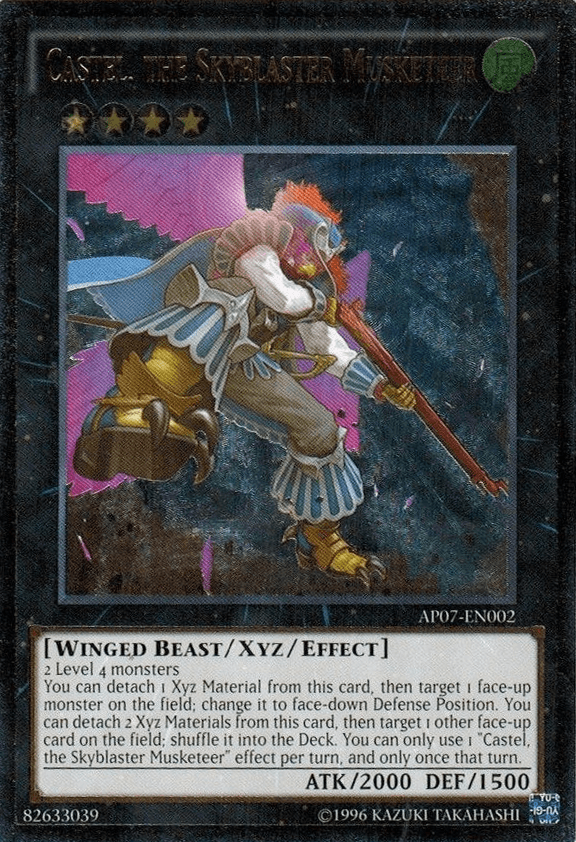 Castel, the Skyblaster Musketeer [AP07-EN002] Ultimate Rare (ONLINE ORDER ONLY)