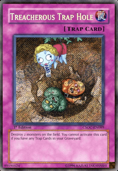 Treacherous Trap Hole [CSOC-EN089] Secret Rare (ONLINE ORDER ONLY)