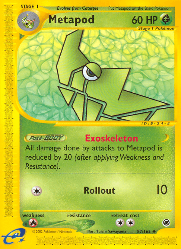 Metapod (87/165) [Expedition: Base Set] (Online Only)