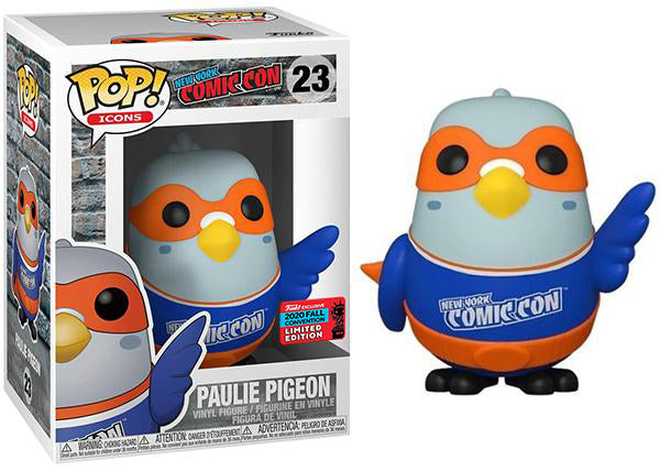 Paulie Pigeon (Blue, New York Comic Con, Icons) 23 -  2020 Fall Convention Exclusive (Online Order Only)