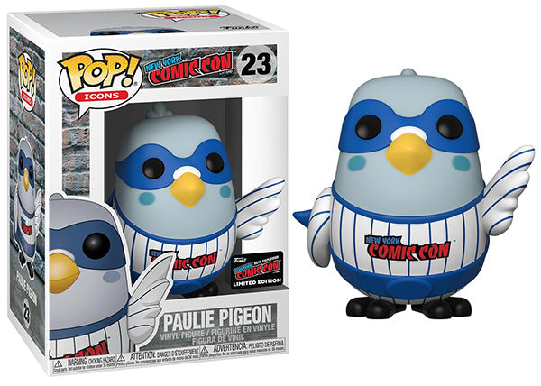 Paulie Pigeon (Jersey, New York Comic Con, Icons) 23 -  2019 NYCC Exclusive (Online Order Only)
