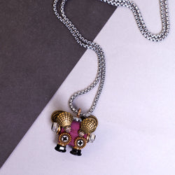 Handcrafted Wooden Bot Necklace, Keychain, or Mini Decor (ONLINE ORDER ONLY)