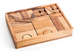 Natural Wooden Building Block Set (Online Order Only)