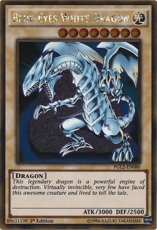 Blue-Eyes White Dragon [PGL2-EN080] Gold Rare (ONLINE ORDER ONLY)