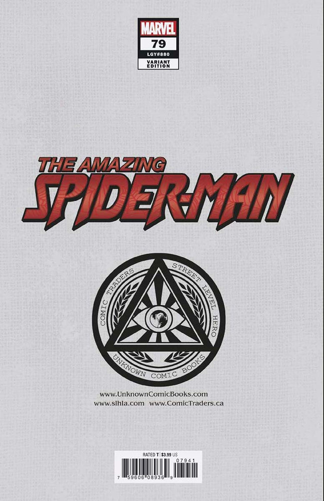 Amazing Spider-Man #79 Unknown Comics Gabriele Dell'Otto Exclusive Virgin Var (11/10/2021) (11/24/2021) (Online Order Only)
