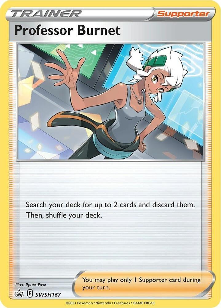 Professor Burnet (SWSH167) [Sword & Shield: Black Star Promos] (Online Only)