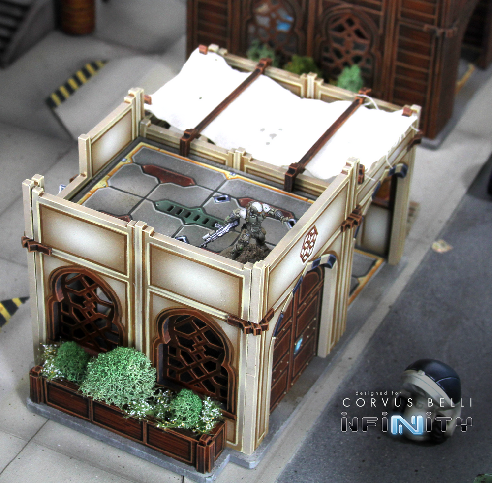 Alcazaba Utility Buildings (2-Pack) — Bare MDF
