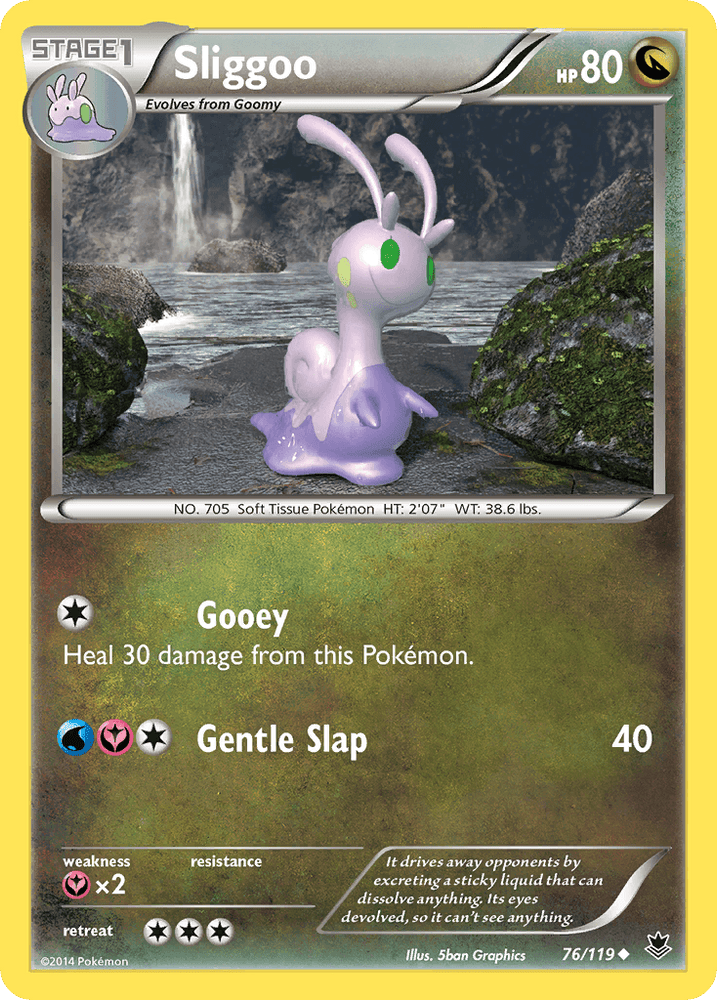 Sliggoo (76/119) [XY: Phantom Forces] (Online Only)