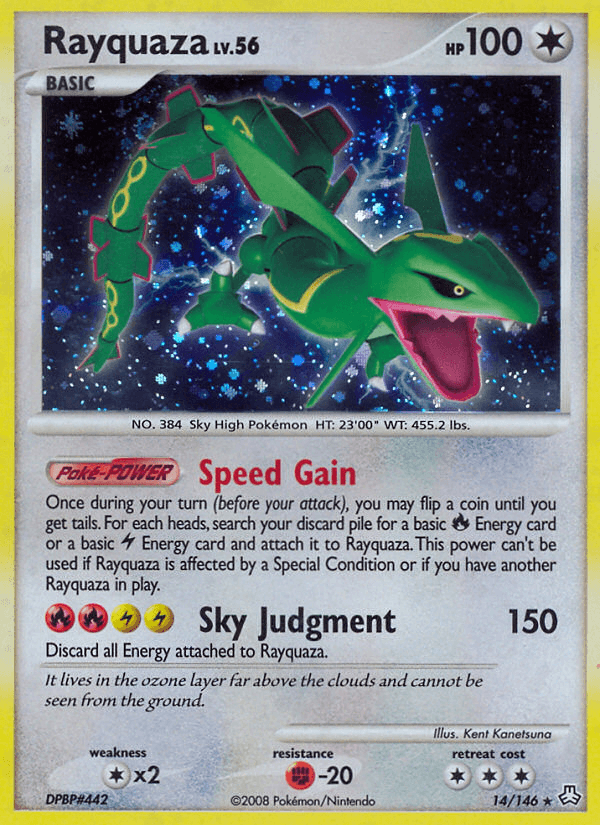 Rayquaza (14/146) [Diamond & Pearl: Legends Awakened] (Online Only)