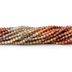2.4mm Multi Color Zircon Micro Faceted Round Beads 12.5 inch 142 pieces AA (ONLINE ORDER ONLY)